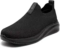 Tênis masculino para caminhada de largura larga – Tênis ortopédico leve e confortável para pés inchados respiráveis para fascite plantar, diabéticos, idosos