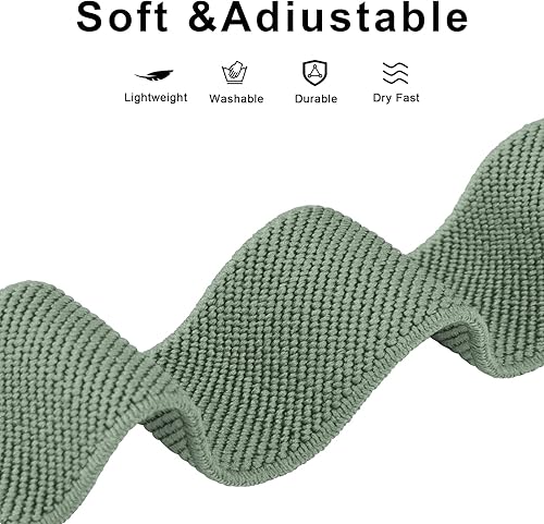 Miniatura 3 de Oumida Elastic Bands Compatible with Samsung Galaxy Watch 4 Bands 40mm 44mm, Galaxy Watch 4 Classic Band 42mm 46mm Women Men, 20mm Soft Nylon Sport