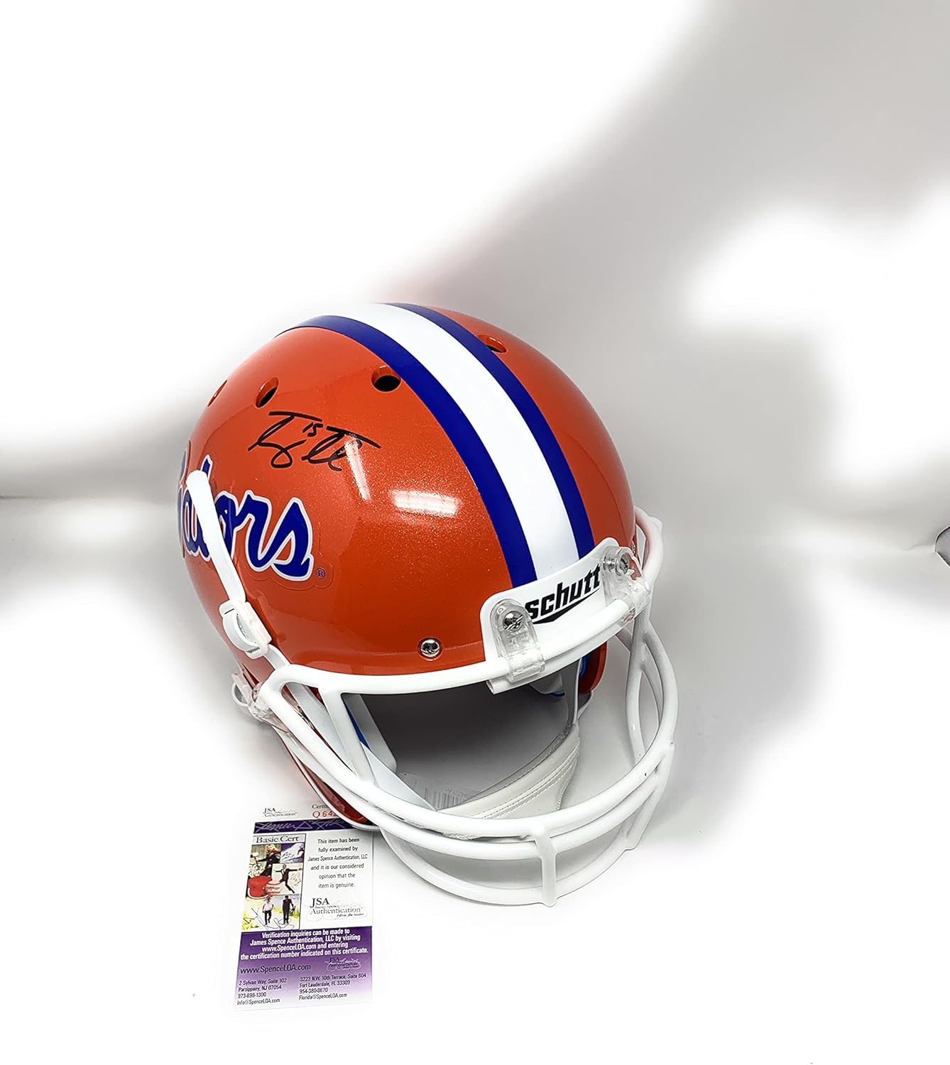 Tim Tebow Florida Gators Signed Autograph Full Size Helmet Schutt JSA Certified : Collectibles & Fine Art