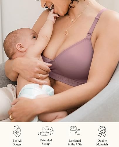 Miniatura 6 de Kindred Bravely Sujetadores de lactancia Signature Sublime Contour para lactancia Sujetador de lactancia cómodo y de apoyo para el embarazo