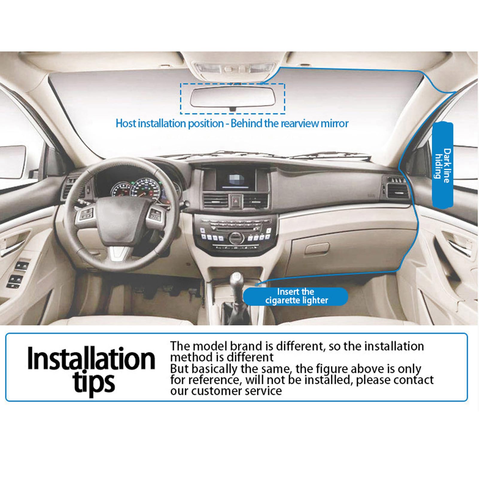 ASHATA Dash Cam a 4 canali 360° anteriore e posteriore sinistra destra interna per auto, 1080p HD 170 ° grandangolare registratore cruscotto con schermo da 2,7 pollici, modalità parcheggio 24 ore