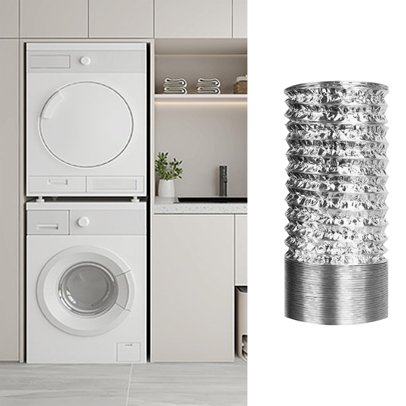 Conjunto de ventilación para secadora con diseño a prueba de fugas y