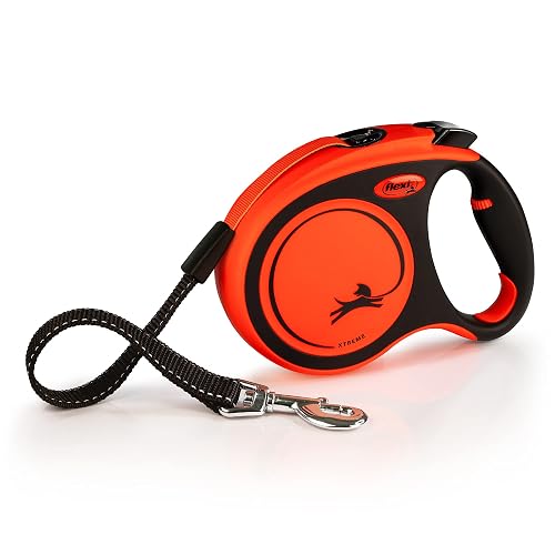 Flexi Xtreme L - Correa retráctil Extra Resistente con Banda extrafuerte, 4,8 m, con componentes…