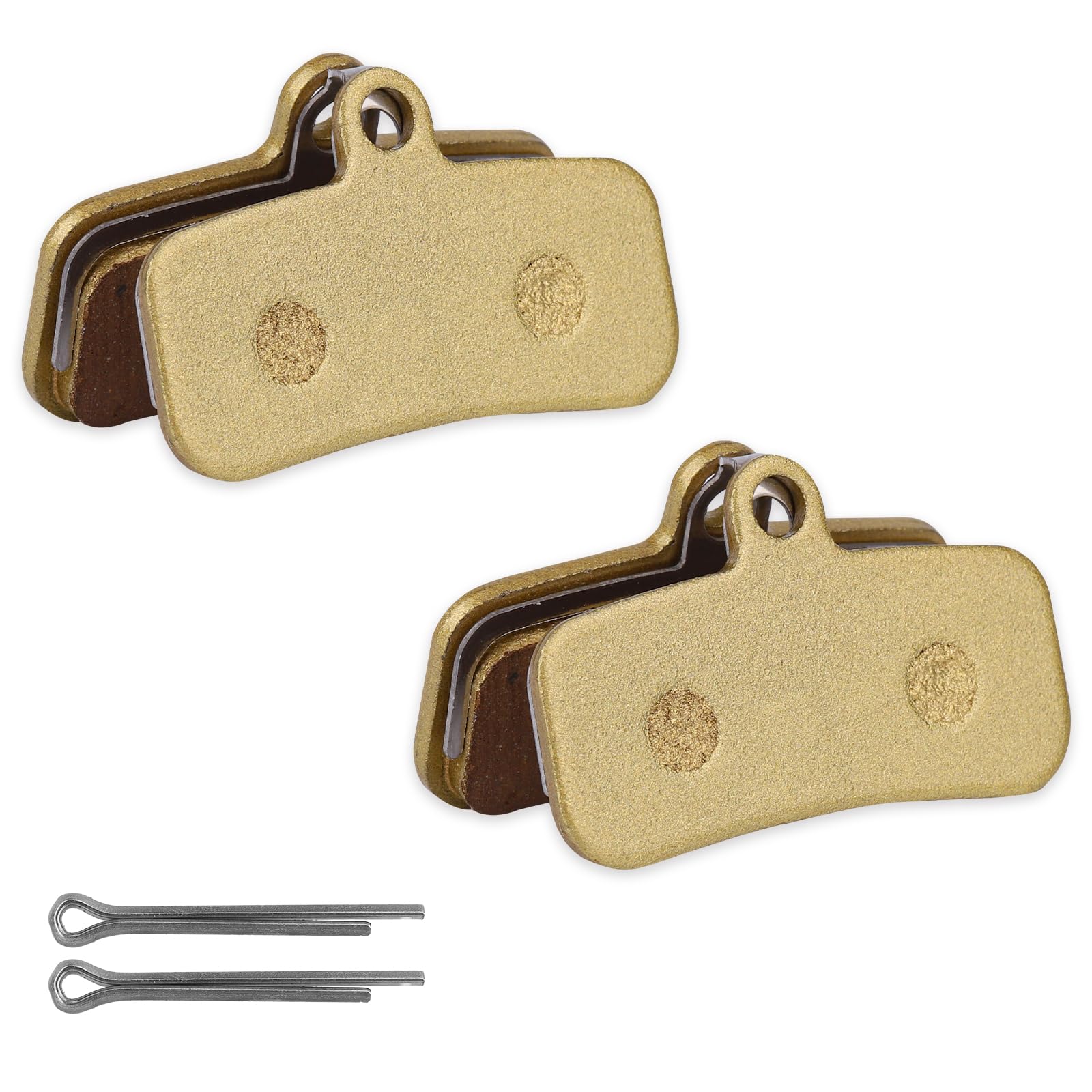 2pcs Disc Brake Pads, Compatible with Surron Light Bee X/S Segway X160 X260 Talaria Sting R MX3 MX4 Durable Front & Rear Electric Dirt Bike Replacement Pads