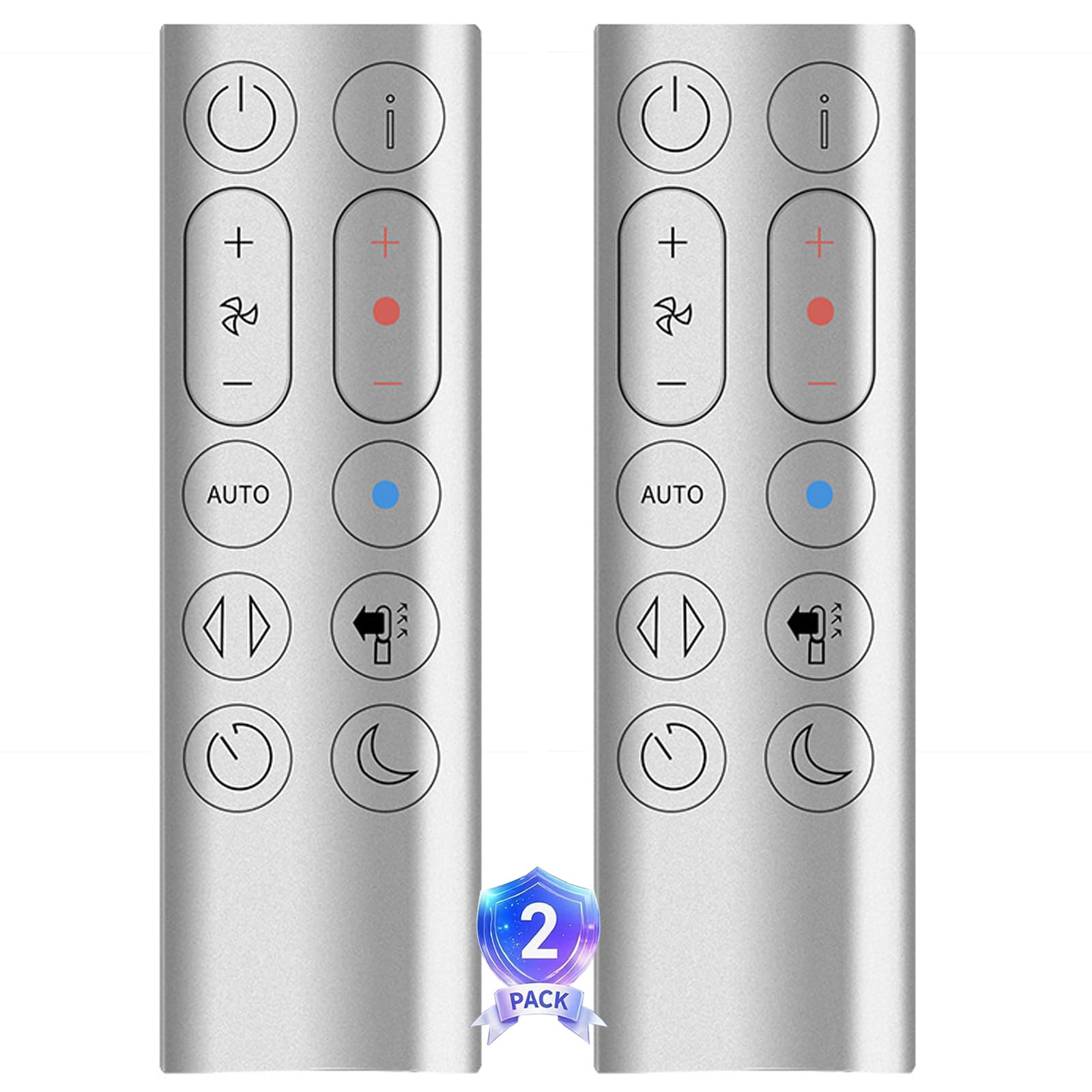 2 Pack Replacement Fan Remote fit for Dyson Fan HP04 HP05 HP06 HP07 HP09