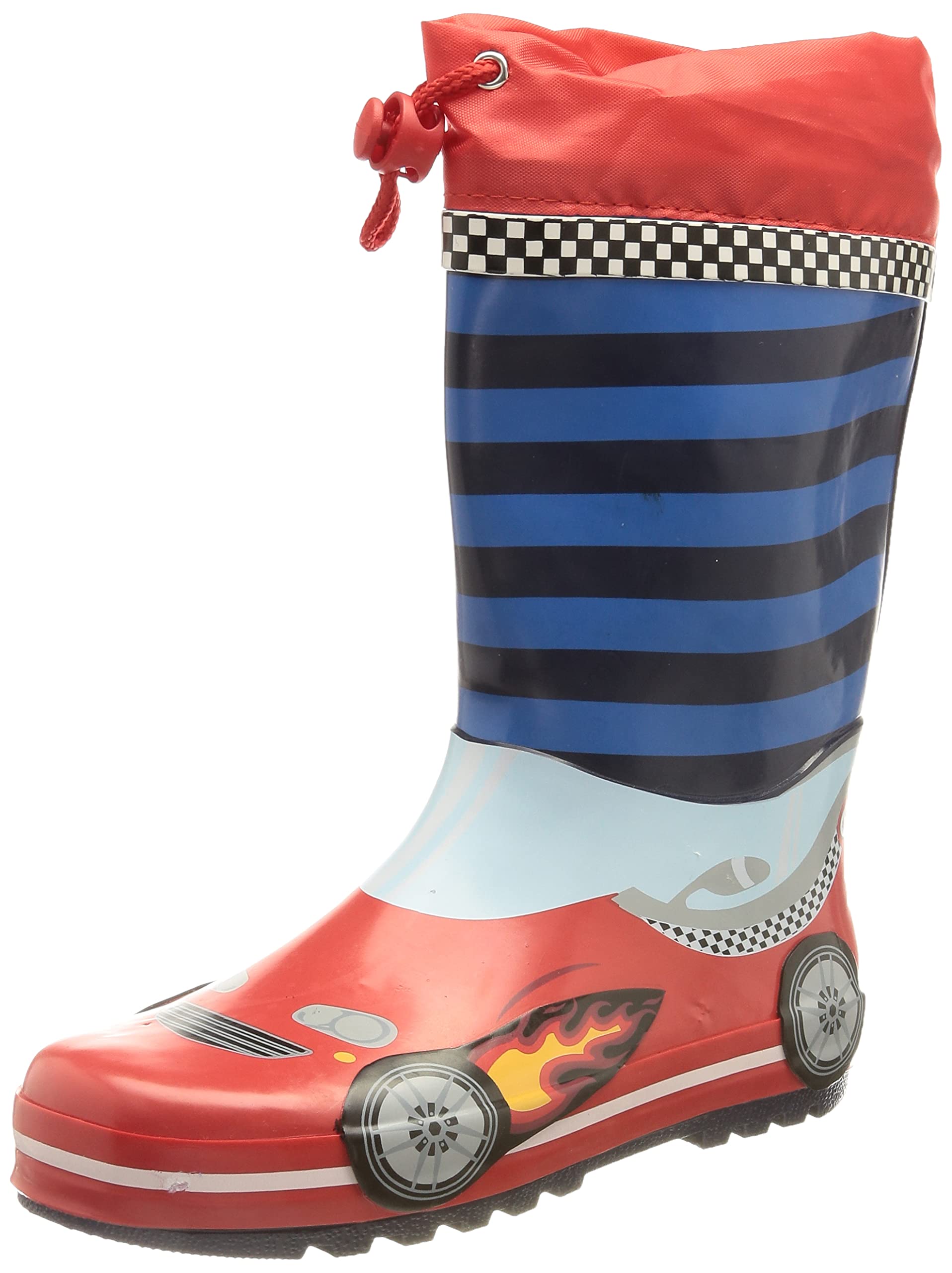 Playshoes Unisex Kinder Gummistiefel ZugbandRegenstiefel