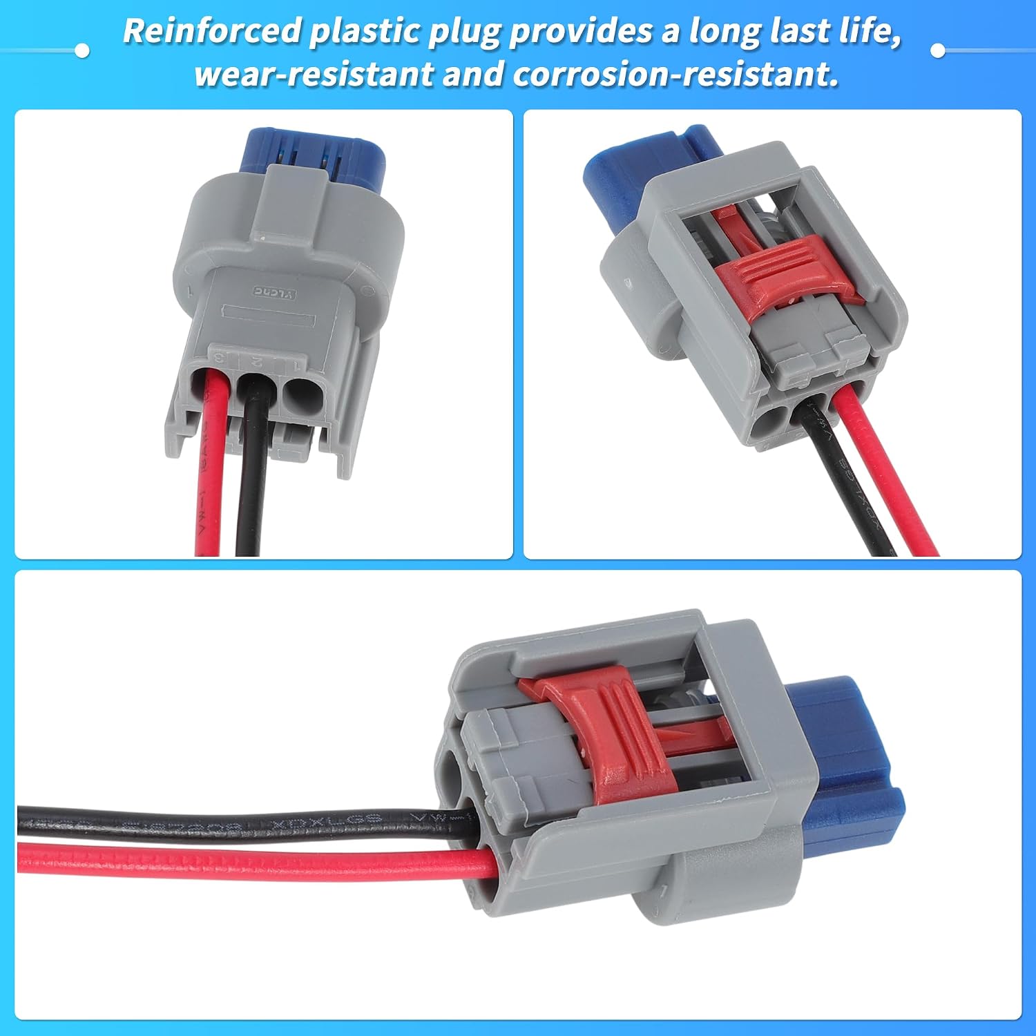 2Pcs Ignition Coil Connector Plug Harness for Chrysler 200 2007-2014 Ignition Coilpack Female Connector Plug Harness Pigtail for Dodge Journey 2009-2020 No.4606824AC/4606869AA