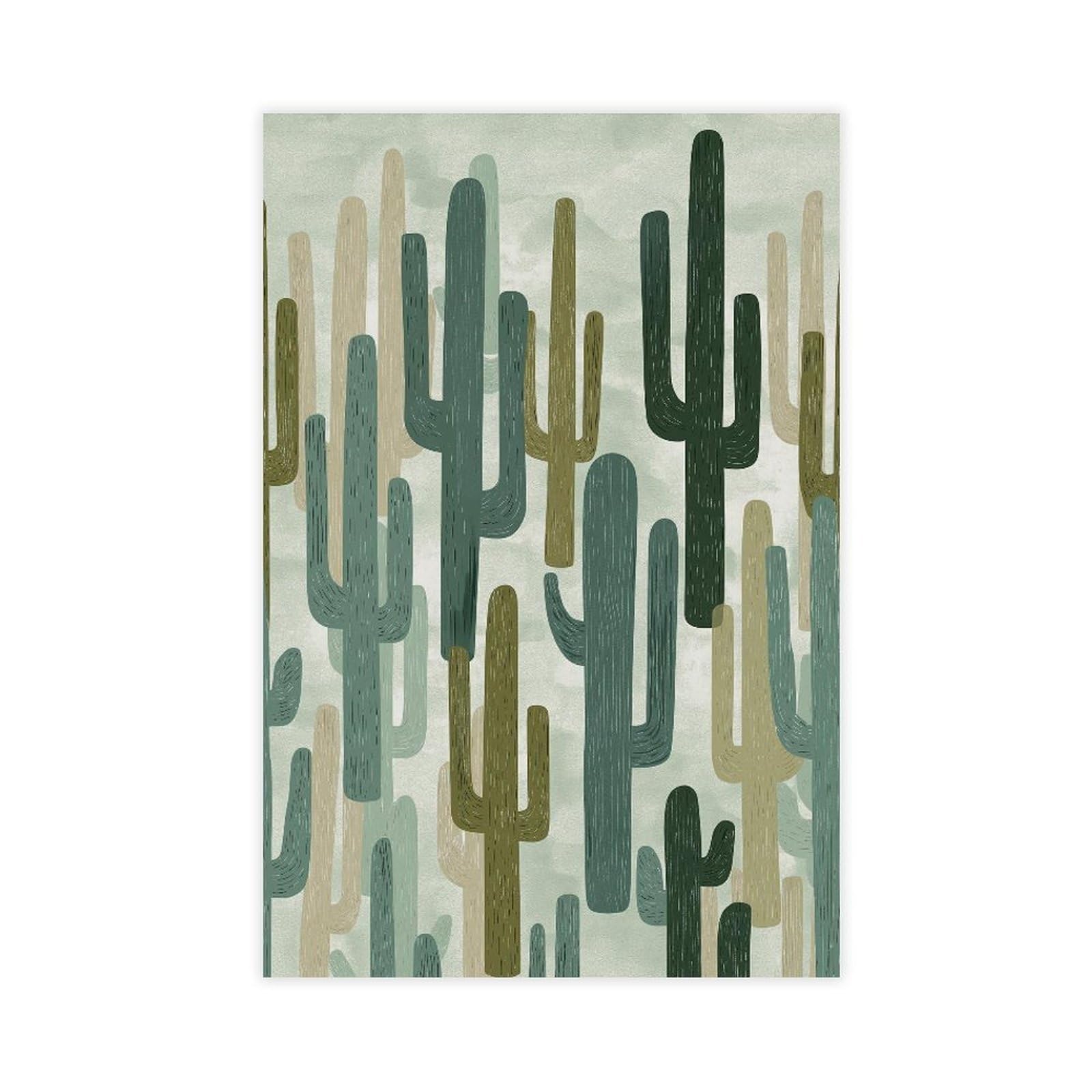 MRYCQ Cactus Desert Poster Canvas Poster for Home Decor Gift