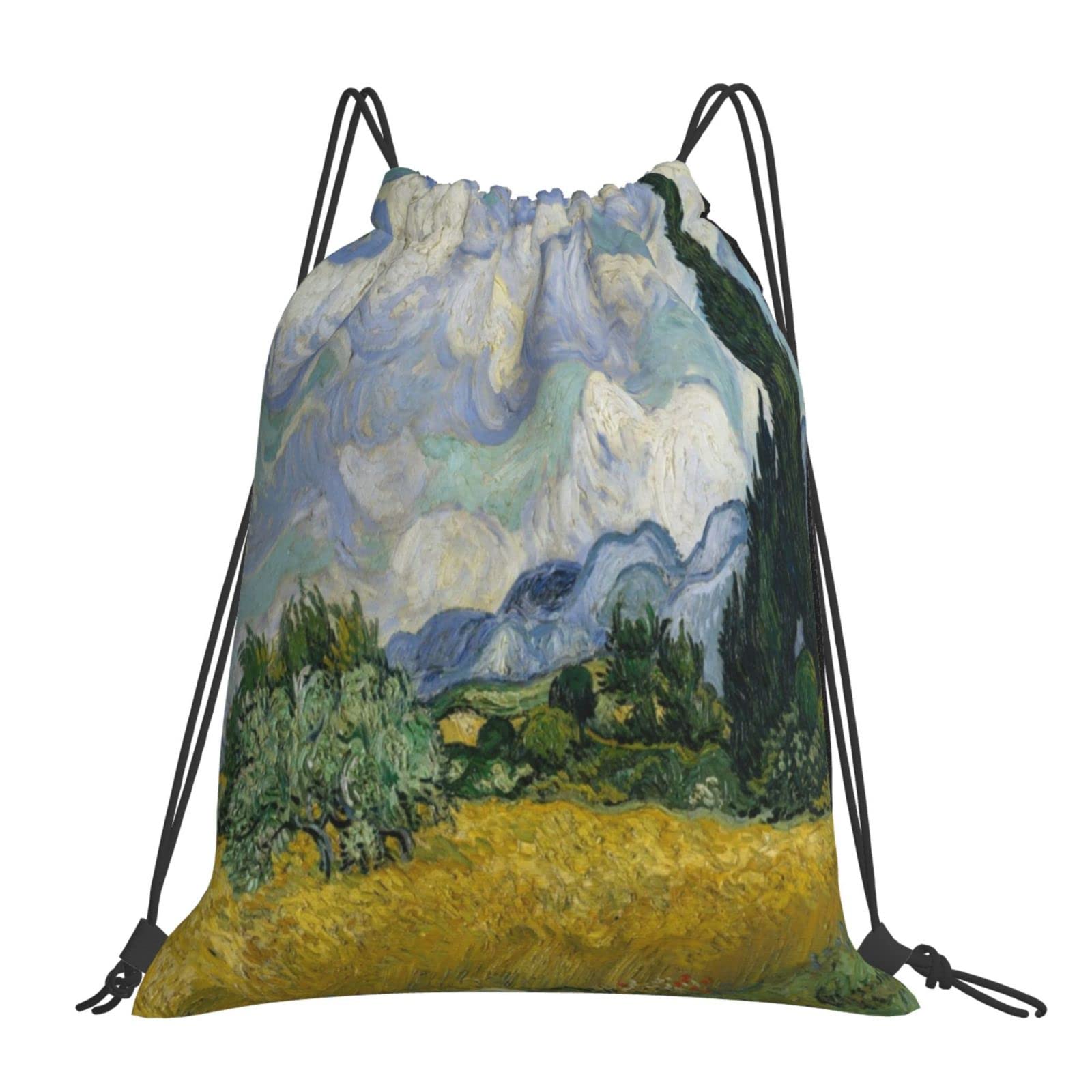Van Gogh Tree Drawstring Bags for Women and Men, String Bag Gym Bag Gift For Yoga School Swimming Beach