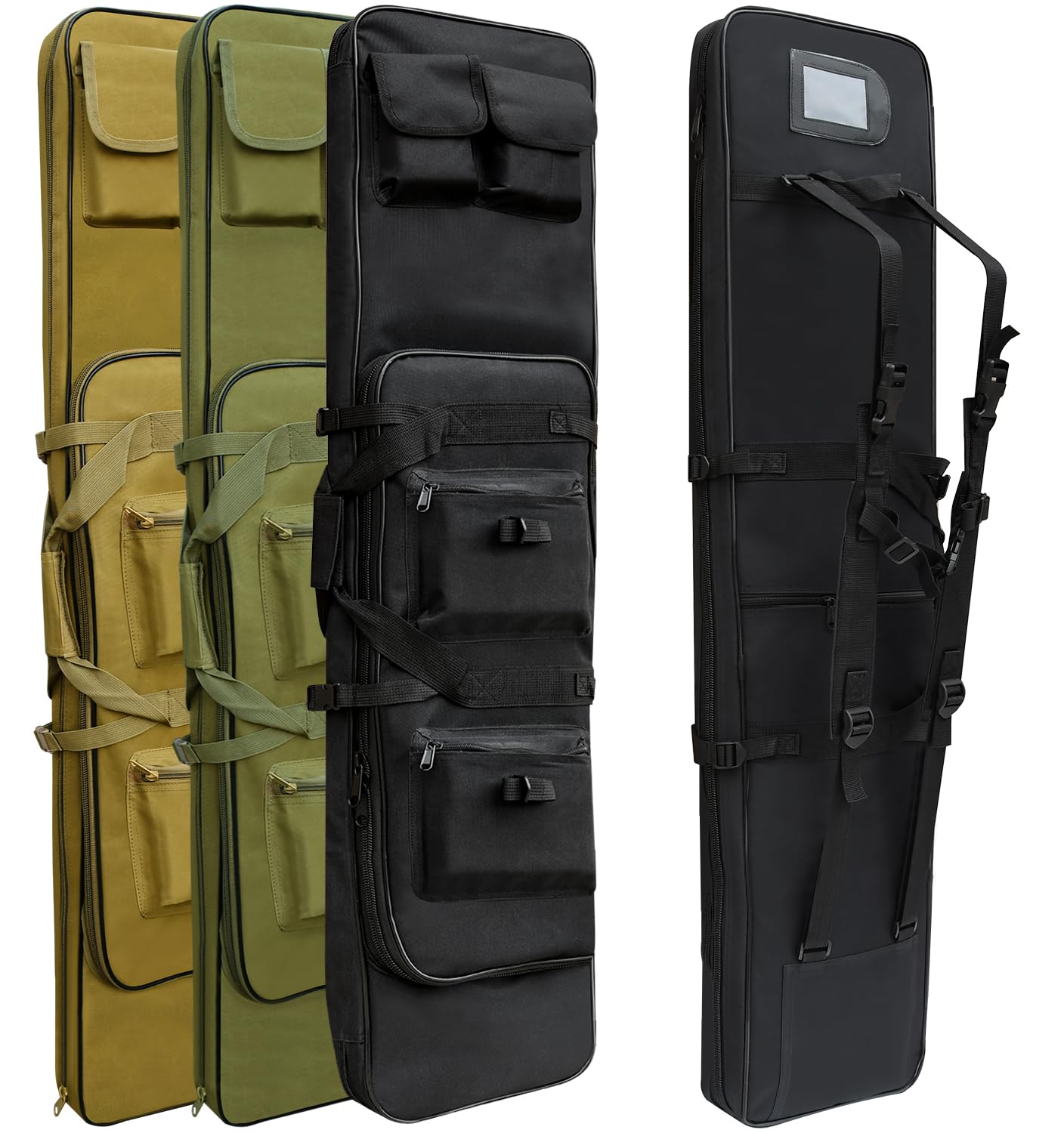 Rifle Bag, Tactical Long Rifle Backpack, Portable Shotgun Case for Firearm Storage and Transportation, Suitable for Outdoor Hunting Shooting