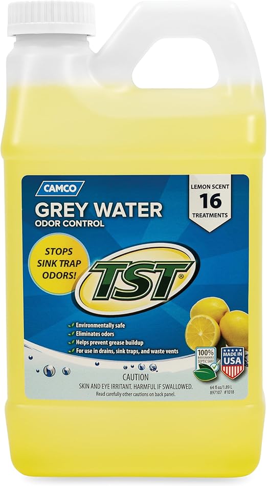 Camco TST Camper / RV Grey Water Odor Control Removes