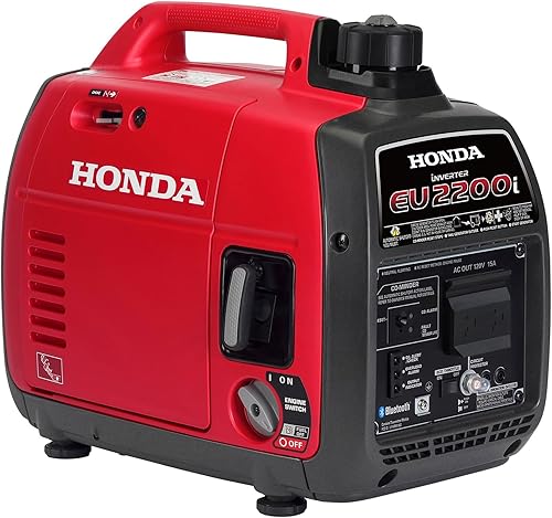 Honda EU2200i 2200-Watt Super Quiet Gas Powered Portable…