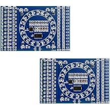 2 Pieces Rotating LED SMD NE555 Soldering Practice Board DIY Kit Fanny Skill Training DIY Kit Electronic Circuit Board Module Suit