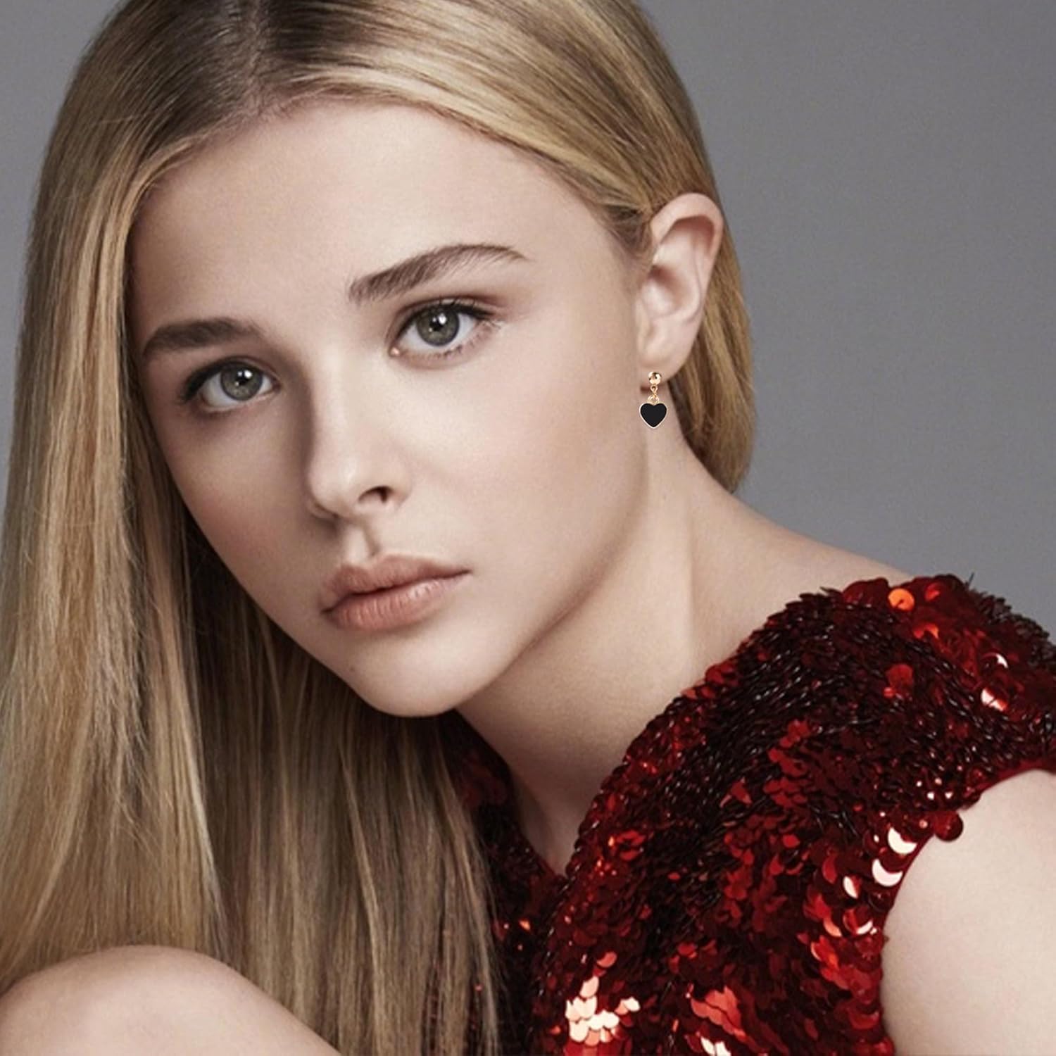 Minimalism Red Love Heart Dangle Earrings Red Enamel Heart Drop Earrings for Women Valentine's Day Birthdays Jewelry Gifts - Image 3