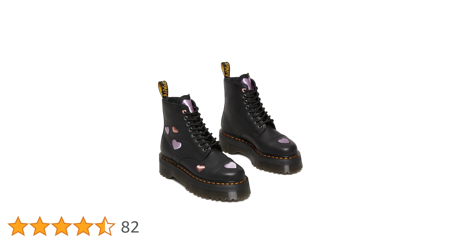 Amazon | Dr. Martens Sinclair Heart, ブラック, 5 | Dr