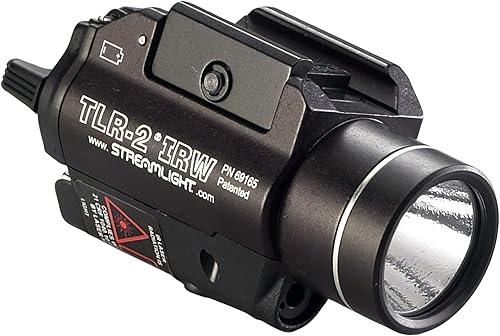 Miniatura 3 de Streamlight 69165 TLR-2 IRW 300-Lumen Strobing Rail Montada Luz Táctica con Láser IR, Negro