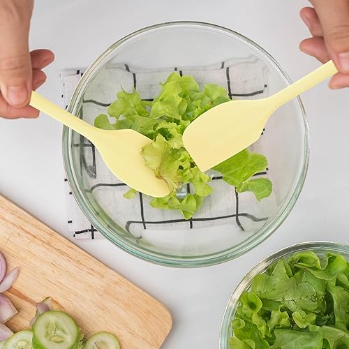 Miniatura 7 de 8 espátulas de silicona de color pastel, espátula de goma de 8.5 pulgadas, espátula pequeña antiadherente resistente al calor, juego de mini