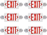 Vista 11 de AKT LIGHTING Combo de luz LED de emergencia y señal de salida, señal de salida verde, luz de salida de emergencia certificada UL, lámparas