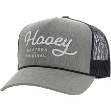 HOOEY OG Adjustable Snapback Hat - Trucker Hat for Men & Women with Mesh Back, 5 Panel Baseball Cap w/Rope Detail, Western OG Logo Ball Cap, Breathable Snap Back, One Size Fits All, Olive/Black