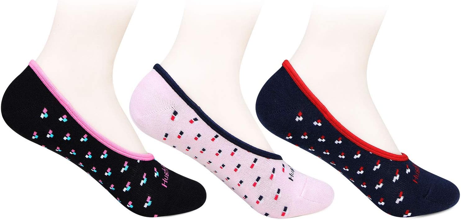 - Women's Cotton Regular Liners Socks (Pack Of 3) (Brohpfl-02-Po3_Multicolor_Free Size)