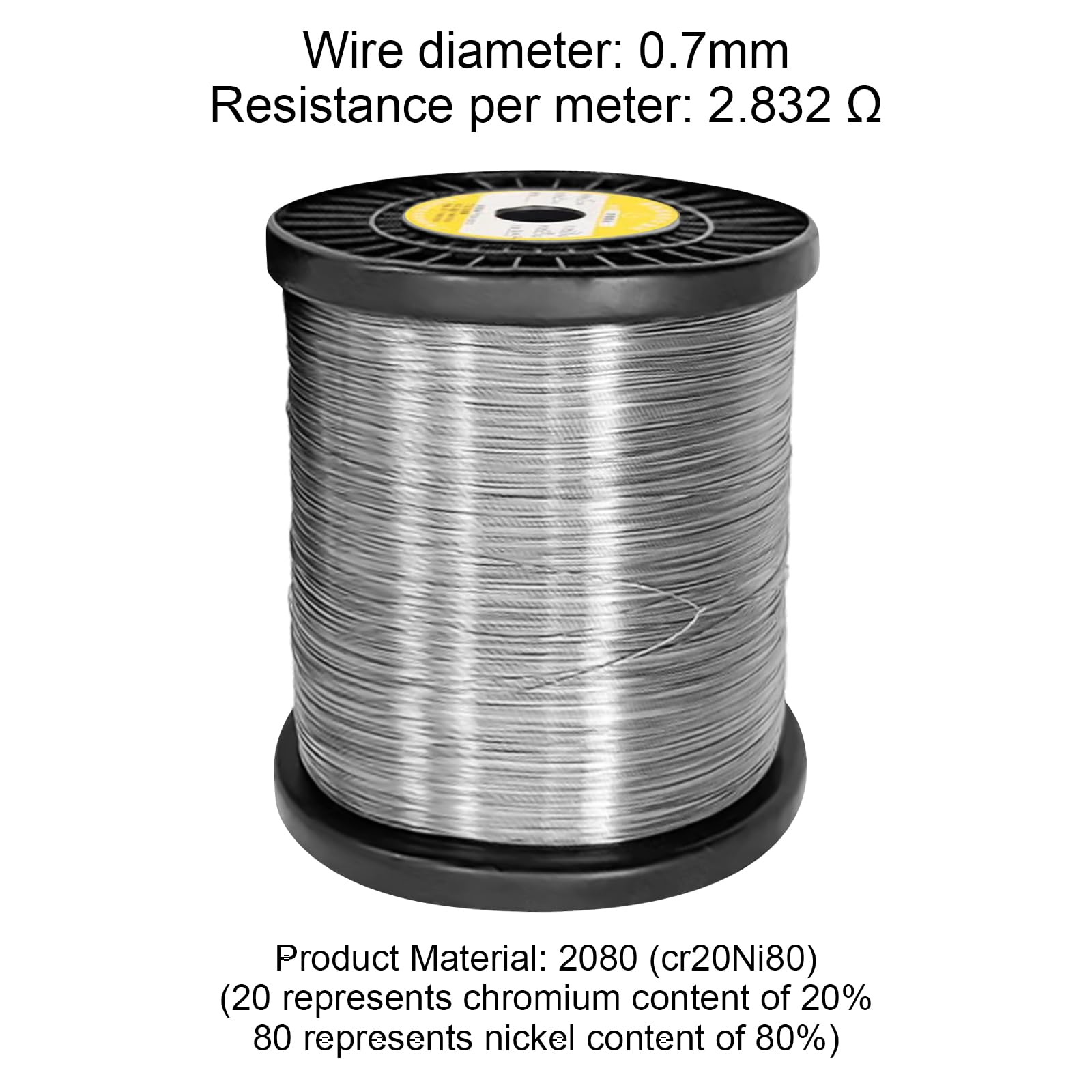 Alambre de corte de poliestireno 10 m 0,7 mm para espuma dura