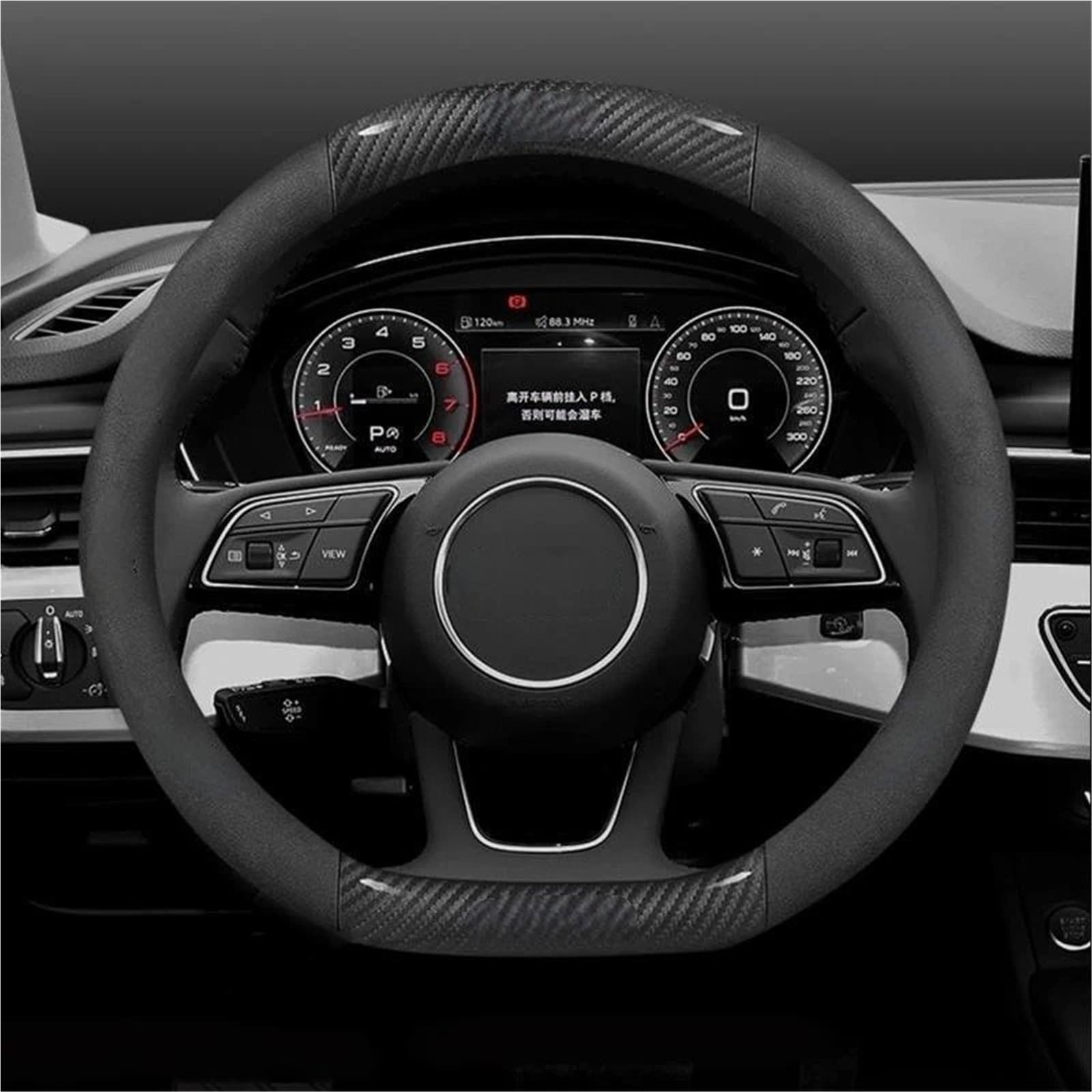 Coprivolante in pelle microfibra Coprivolante per auto in pelle scamosciata coprimanubrio in per tutte stagioni caldo sia per uomo che per donna antiscivolo