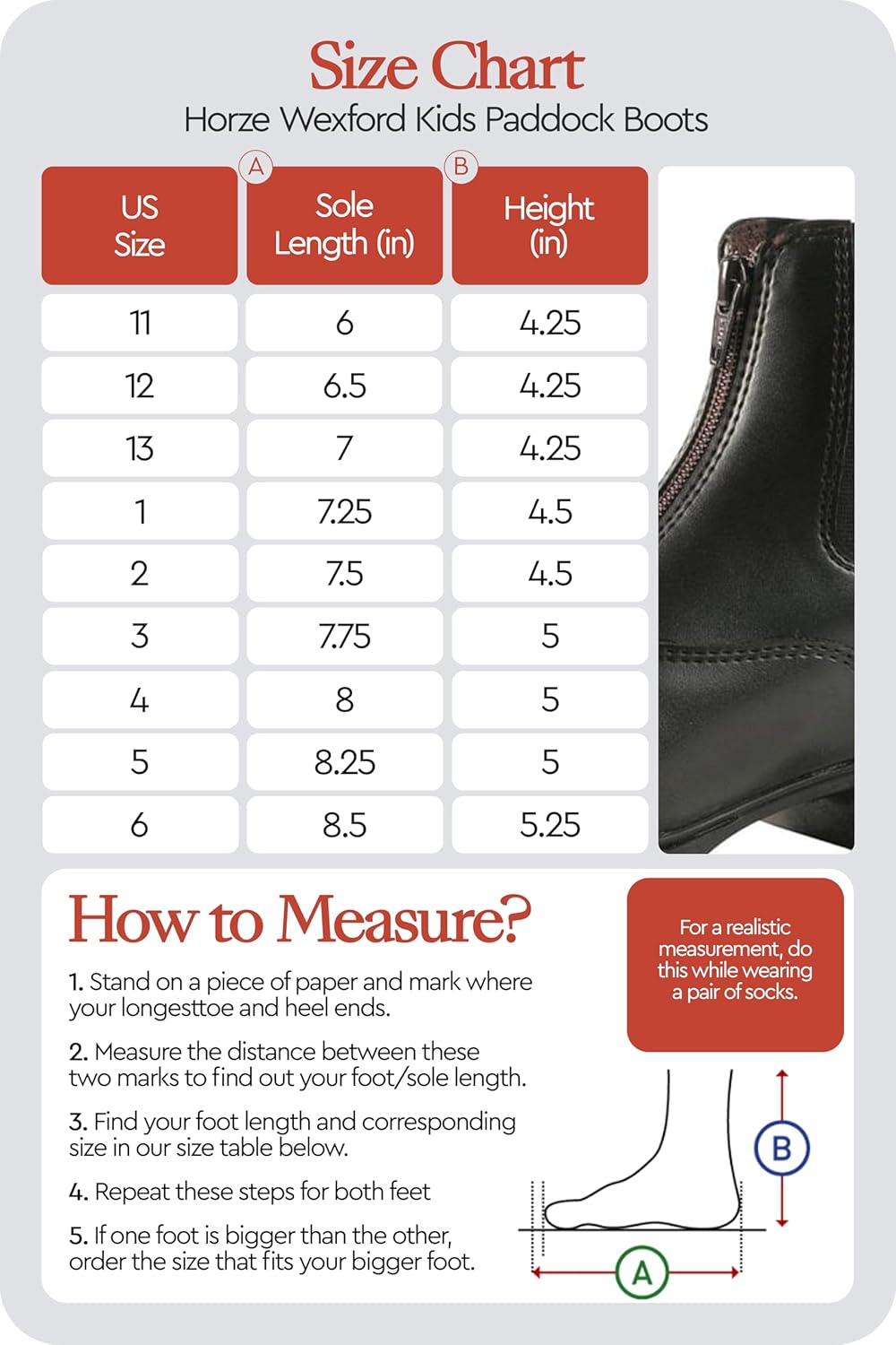 HORZE Wexford Women's Synthetic Leather Zip Paddock Boots | Durable Equestrian Riding Boots for Women - Image 2