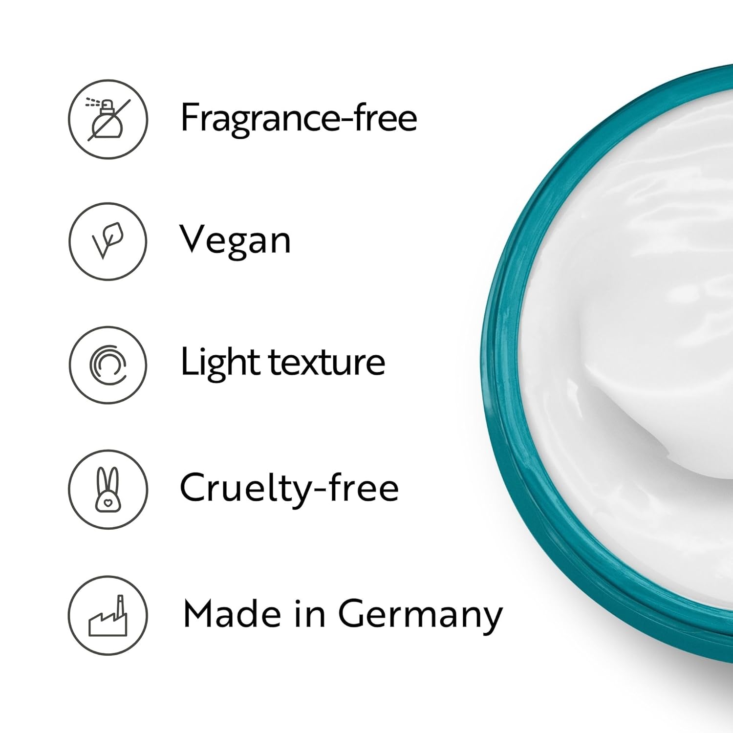 M. Asam AQUA INTENSE Supreme Hyaluron Cream (3.38 fl. oz.) – Moisturizer with Hyaluronic Acid, Face Moisturizer care, fragrance-free, long-lasting hydration, lightweight texture for all skin types