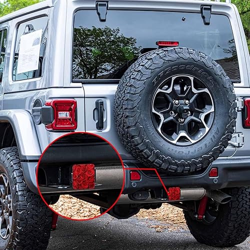 Miniatura 7 de Beabes Cubierta de enganche de receptor de 2 pulgadas, rosas, flores rojas, rosas, resistentes, cubiertas de enganche de receptor, cubierta de