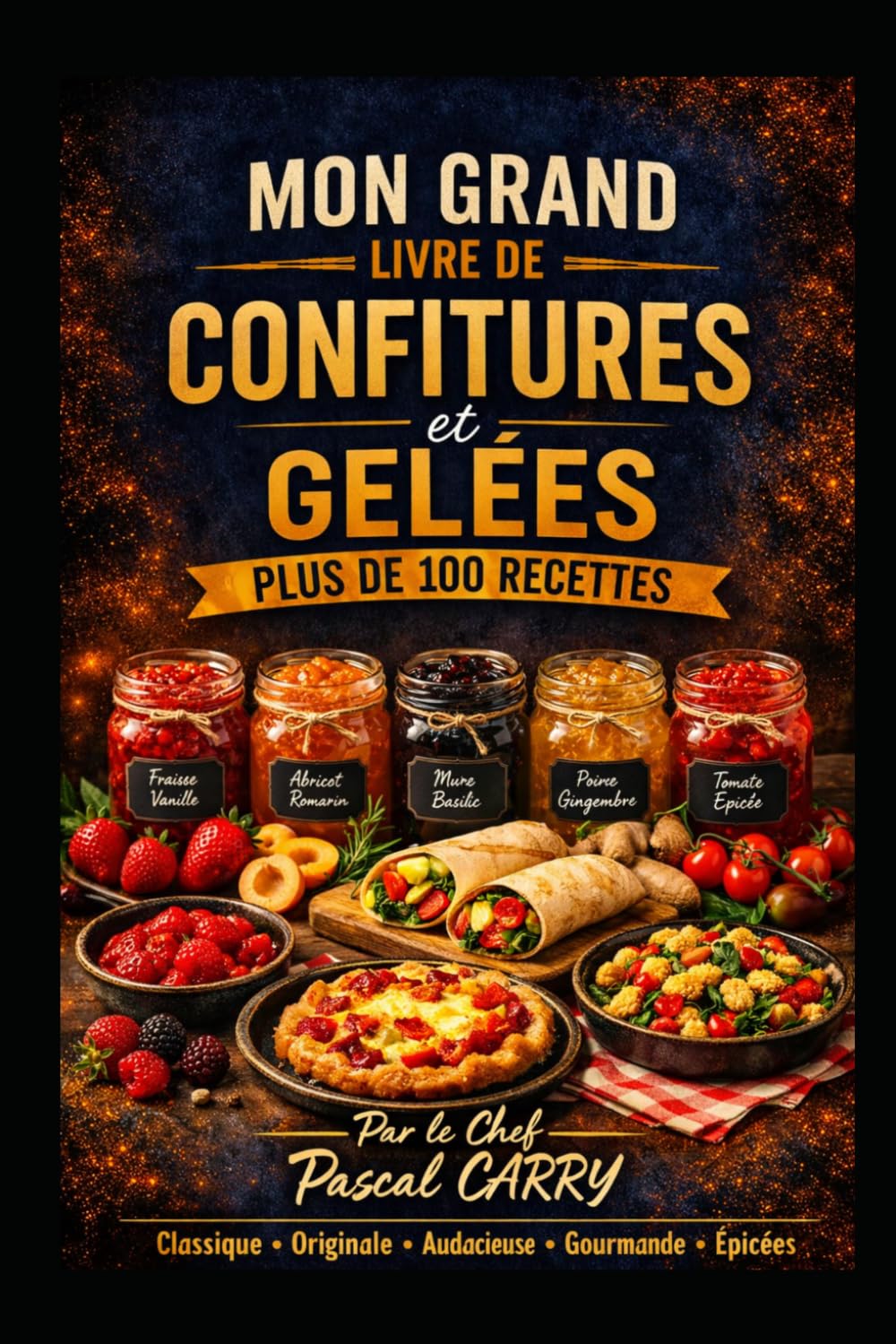 100 RECETTES CONFITURES ET GELÉES: Le plaisir du fait maison : fruits, saveurs authentiques et recettes gourmandes à tartiner (Chef Pascal Carry – Les Grands Livres de Cuisine)