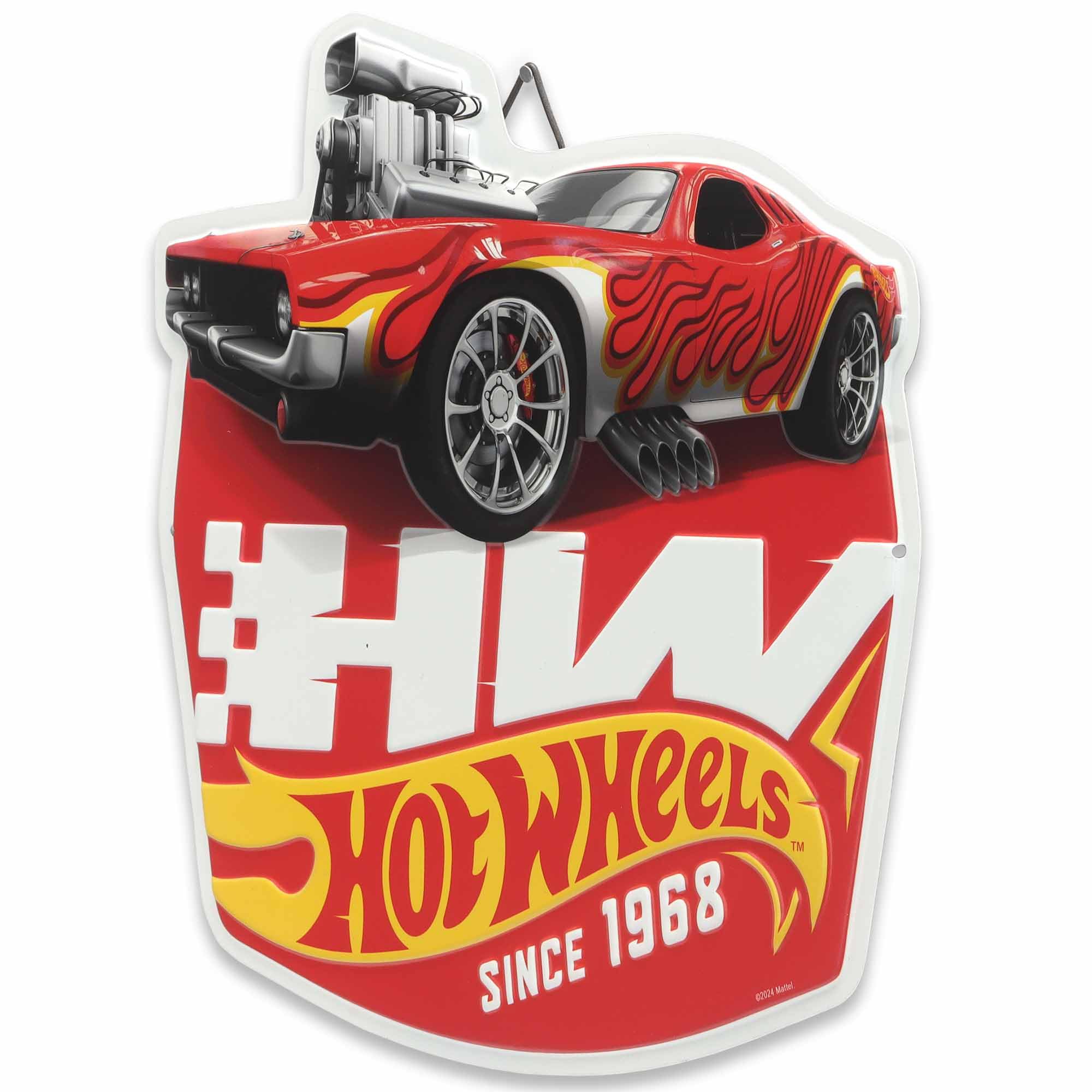 Amazon.com: Mattel Hot Wheels Red Muscle Car Since 1968 Embossed