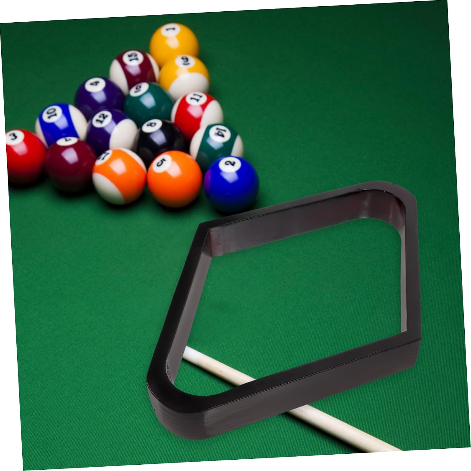KICHOUSE Snooker Balls Frame Billiard Rack Pool Table Ball Holder Rhomb Storage Rack