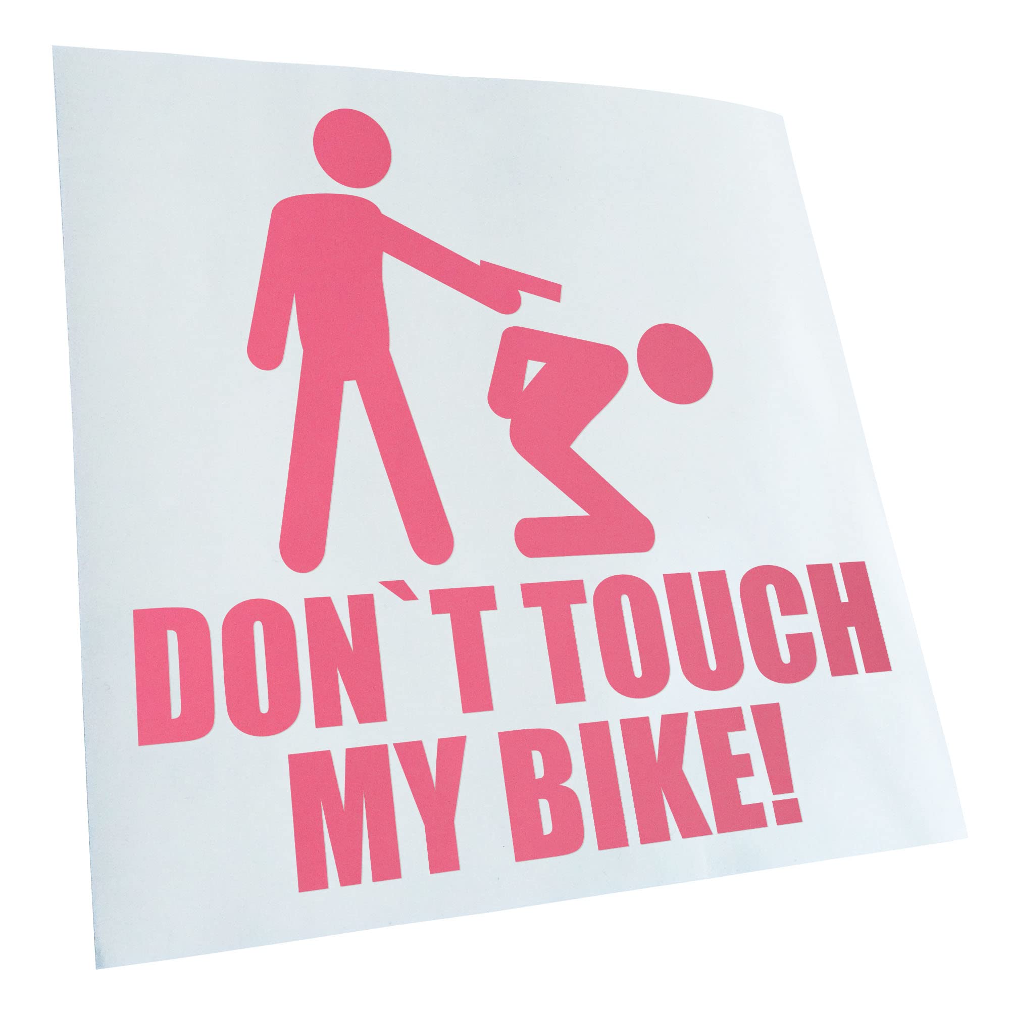 Kiwistar - Car Sticker - Dont Touch My Bike! Sticker for Car, Laptop, Bicycle, Truck, Motorcycle Multi-Coloured JDM Decal Racing