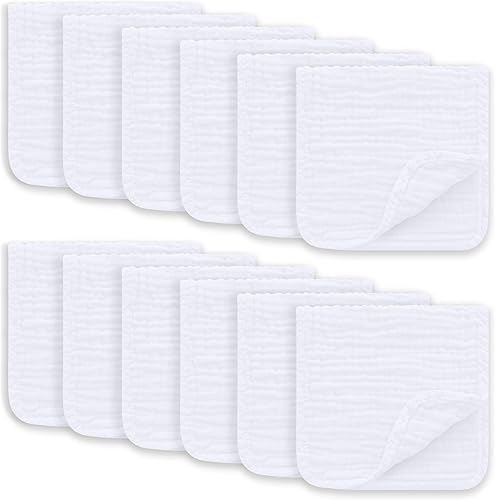 Ease Cubs Paños de muselina para eructos, grandes, 100% algodón, para niños y niñas, artículos esenciales para bebés, extraabsorbentes y suaves,