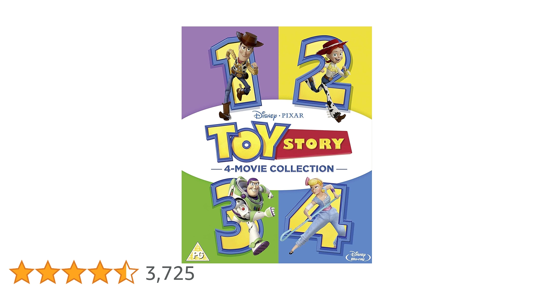 Amazon.co.jp: トイ・ストーリー Toy Story 1-4 Box set [Blu-ray