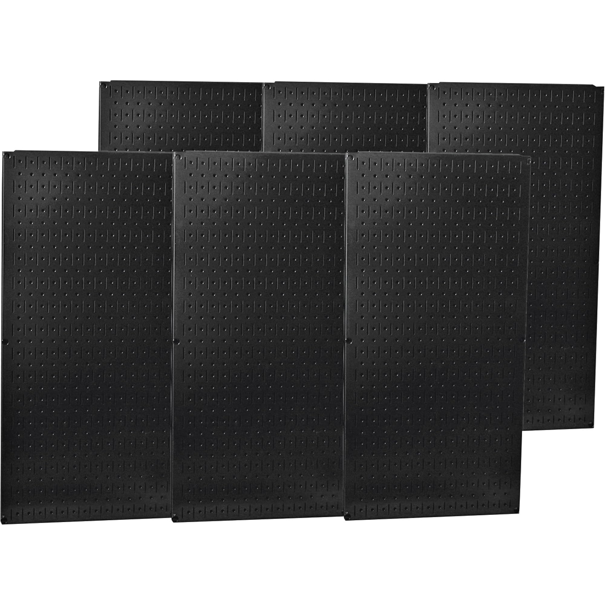 Wall Control, 35-P-3296BK, Pegboard, Round, 32 In. H, 96 In. W, Black