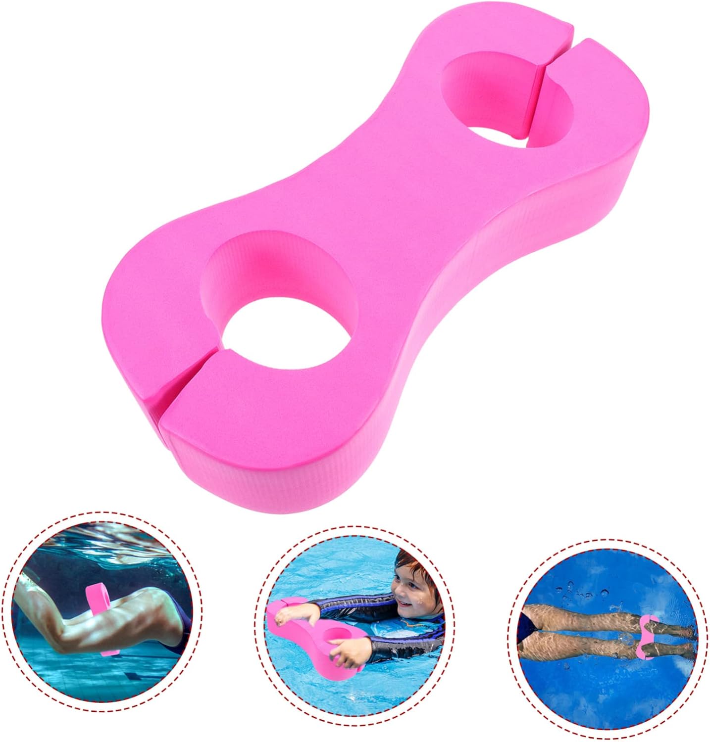 BESPORTBLE 3pcs Swim Training Eva Floating Kick Board for Boys and Girls and Adults Bright Design for Swimming Confidence and Correct Posture and Lightweight Swimming Aid