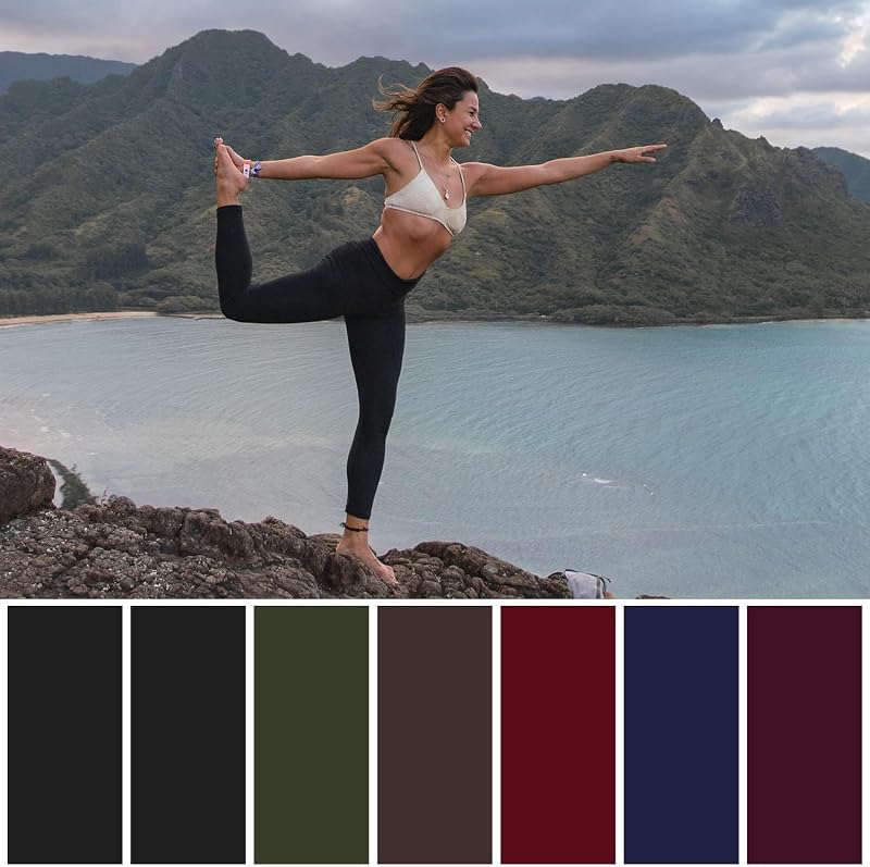 TNNZEET 7 Pack Leggings for Women - Black High Waisted Yoga Pants with Pockets Fleece Lined Leggings Women image 2