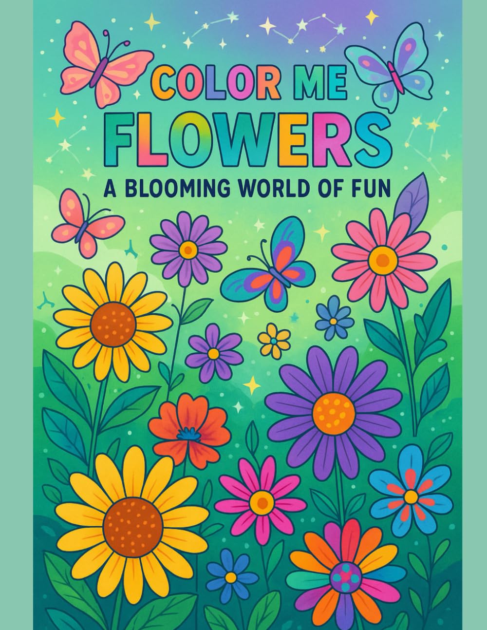 Color Me Flowers: A Blooming World of Fun