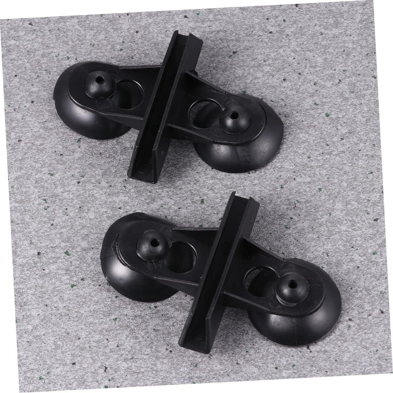 Milisten 15pcs Aquarium Divider with Suction Cup Clips Black Plastic Sucker Clamp for Fish Tank Separation and Feeding and Aquarium Holder for Betta and Other Fish