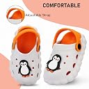 GLJ Naughty Angel First Walking Shoes for Baby Girls, Kids Clogs Slippers for Beach, Pool, Yard, Garden, Camping, Travel (Juicy Orange, 12 Months) gallery image