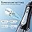 MOCEL Water Dental Flosser Oral Irrigator with 5 Modes, 350ml Cordless Water Teeth Cleaner Pick 6 Tips, IPX7 Waterproof Rechargeable Portable Powerful Battery for Travel & Home Braces & Bridges Care