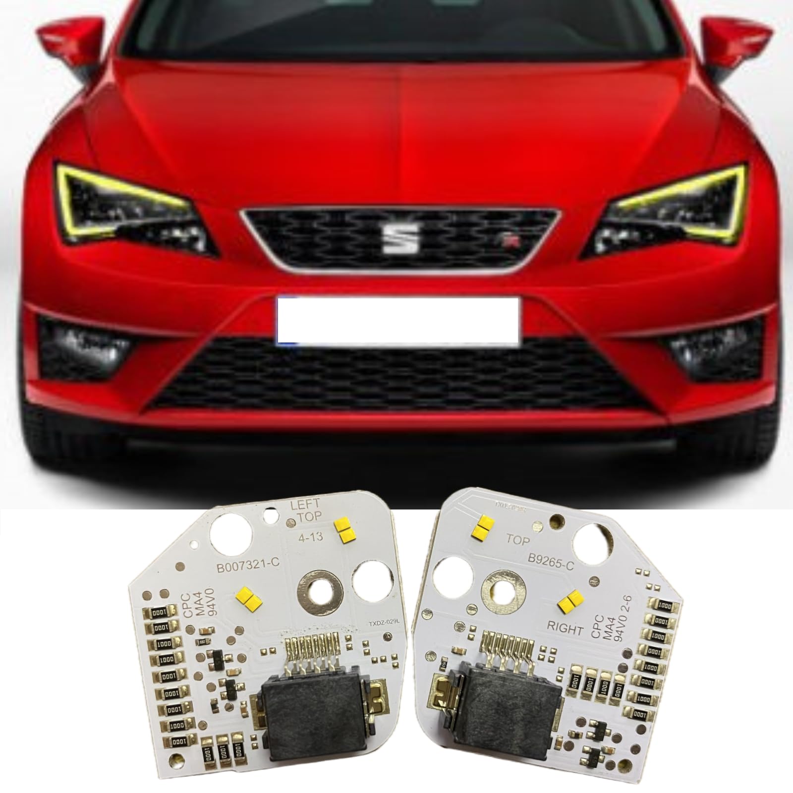 Amazon.com: CSL Yellow DRL Boards Fit For 2013 2014 2015 2016 Seat