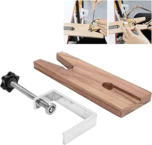Professional V-Slot Bench Pin, Jewelers Bench Pin Clamp Wooden Workbench Jewelers Making Processing Tools Jewelry Making Kit