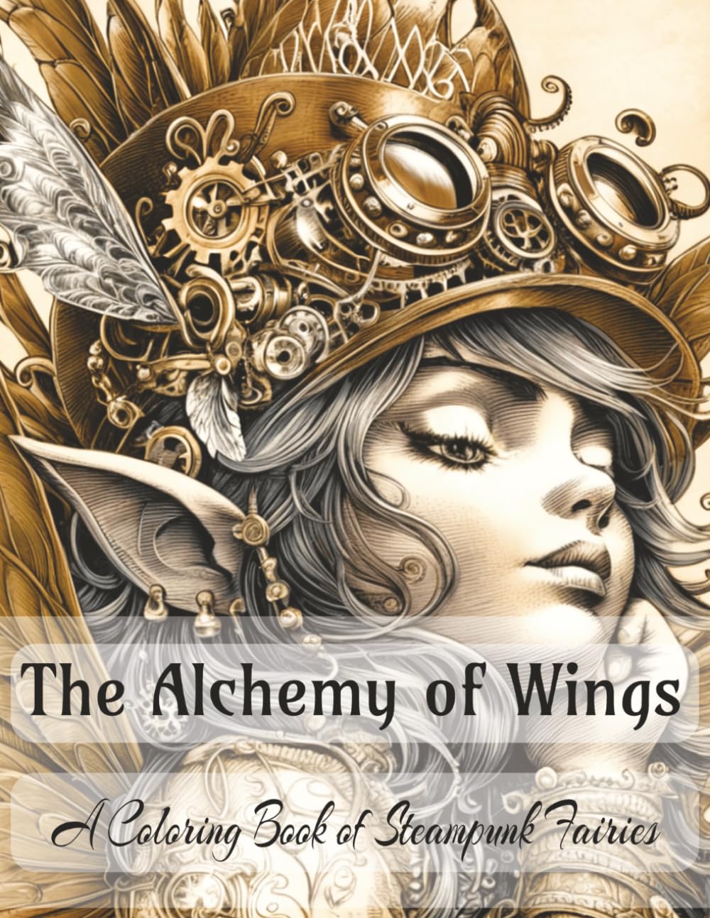 The alchemy of wings: A coloring book of steampunk fairies
