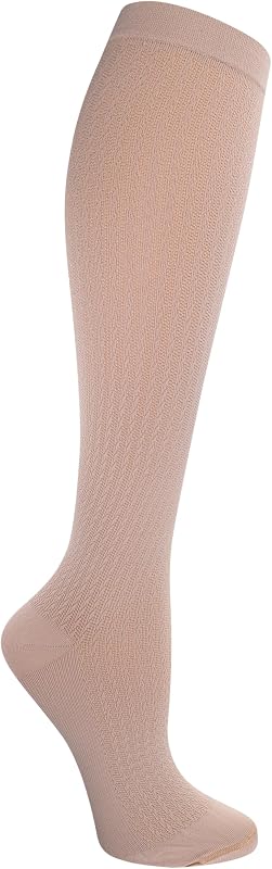 medias altos de rodilla de compresión graduada Dr. Scholl's para mujer - Alivio de la comodidad y la fatiga - Leve 8-15 Mmhg