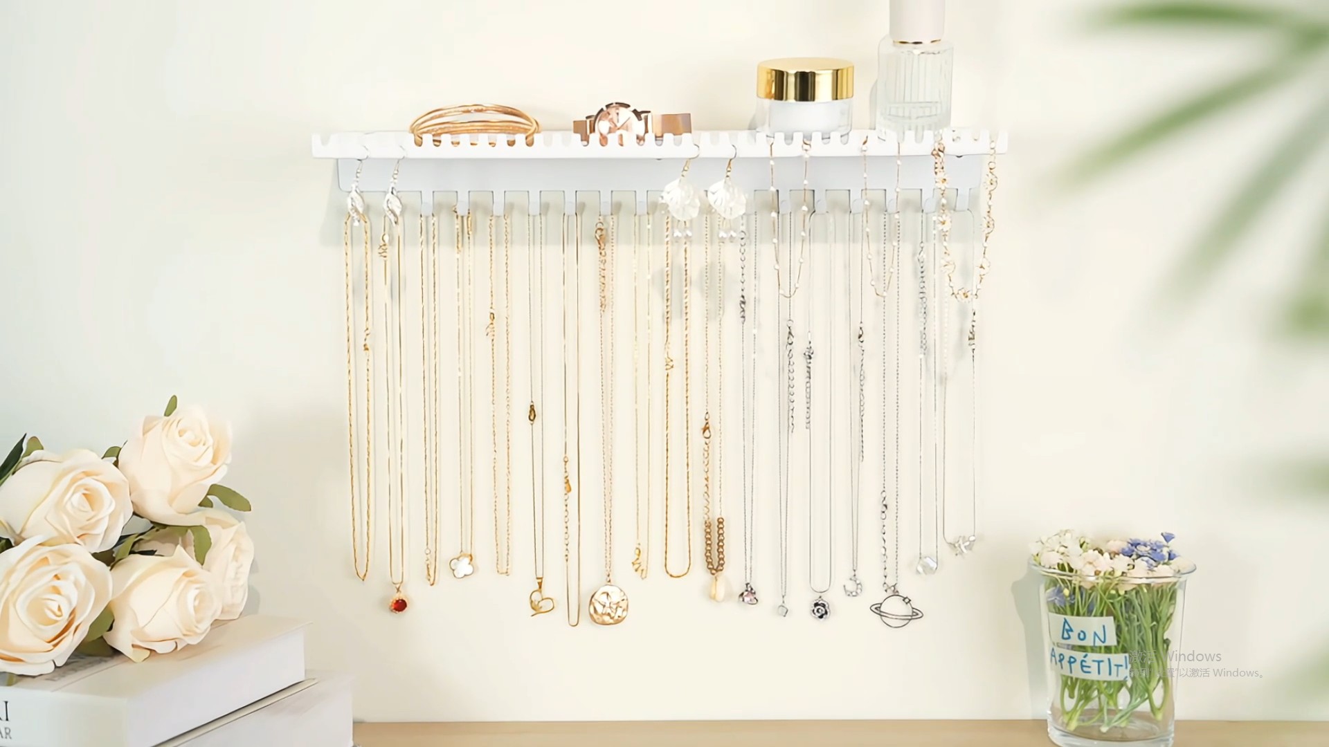 Amazon.com: Josmimic Necklace Holder Wall Hanging Organizer