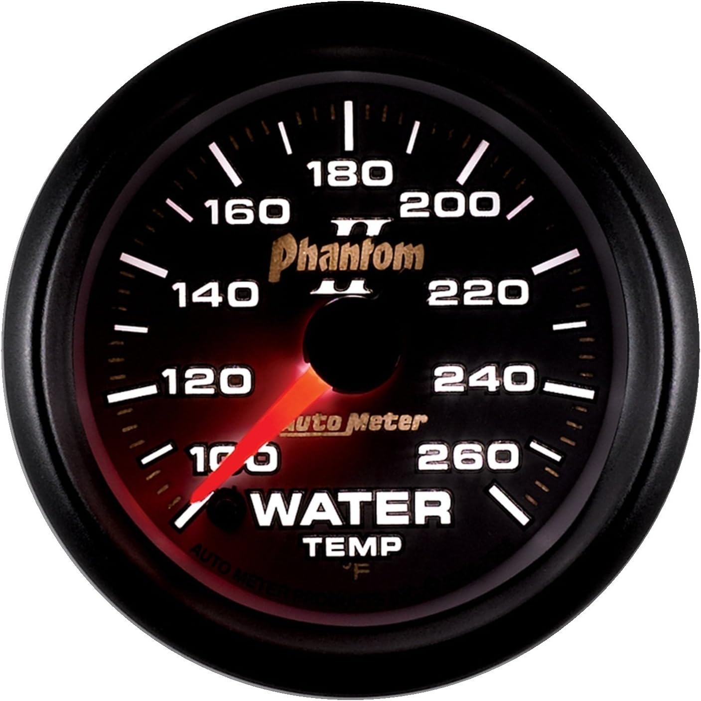 Auto Meter 7555 Phantom II Full Sweep Electric Water Temperature Gauge