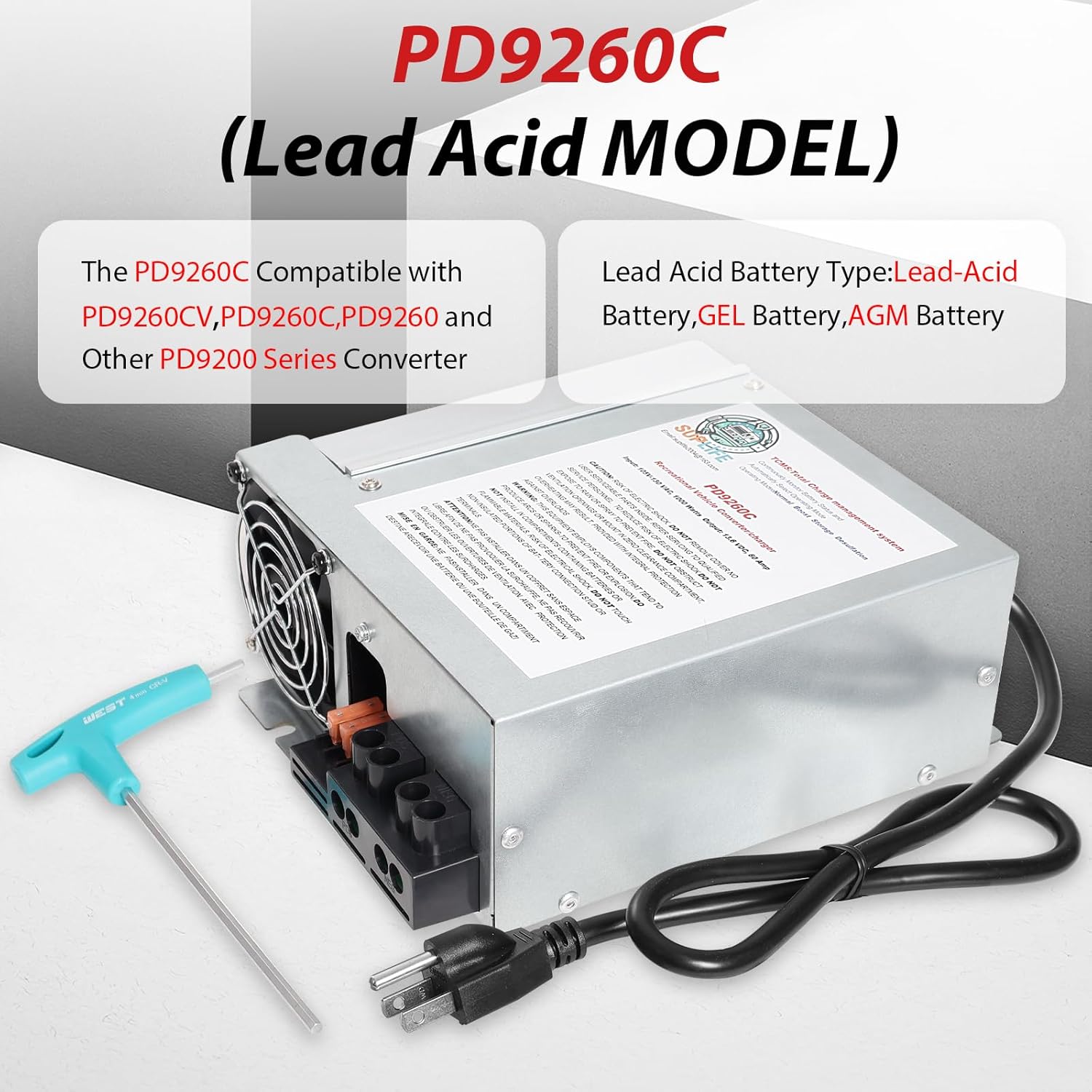 suplife PD9260C compatibility and battery types