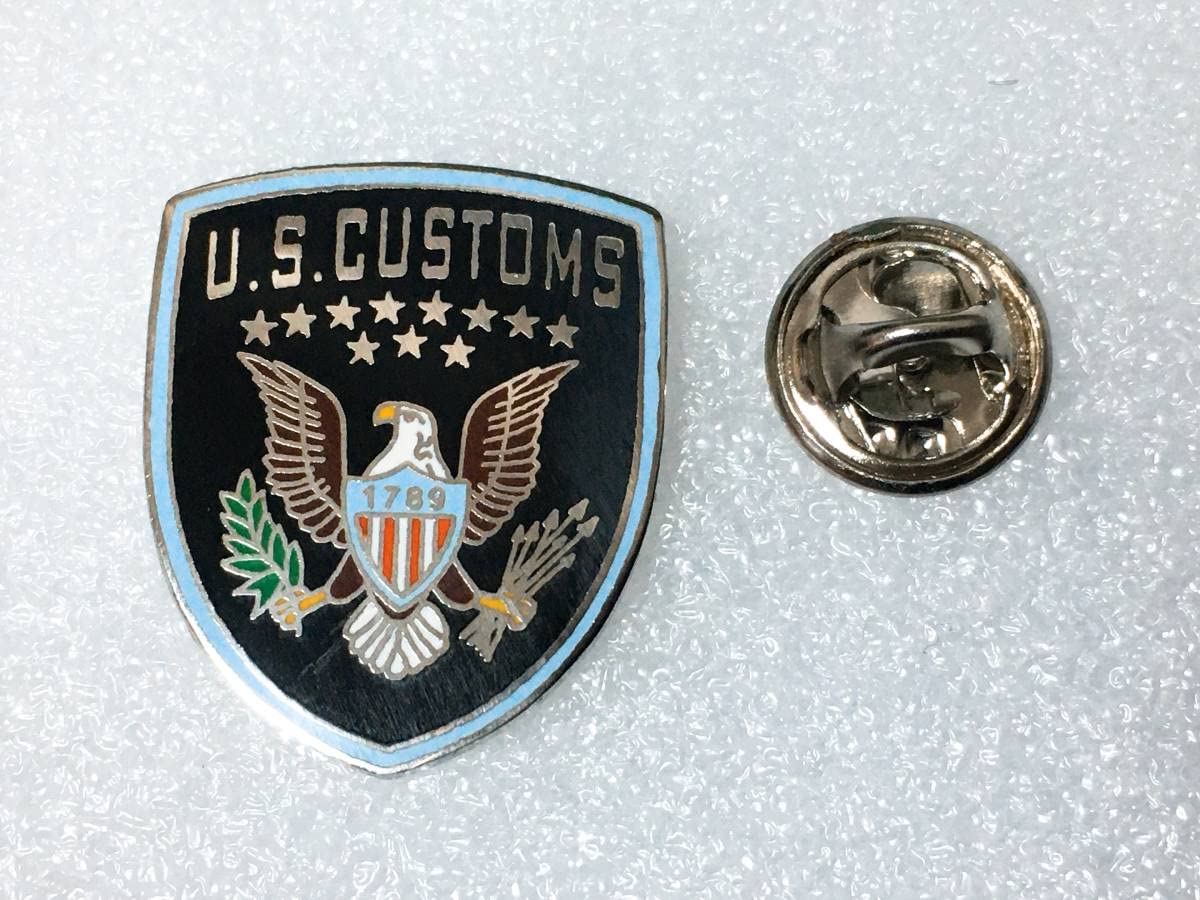 Amazon | CBP カ合衆国 税関 国境警備局 税関職員用 襟バッジ